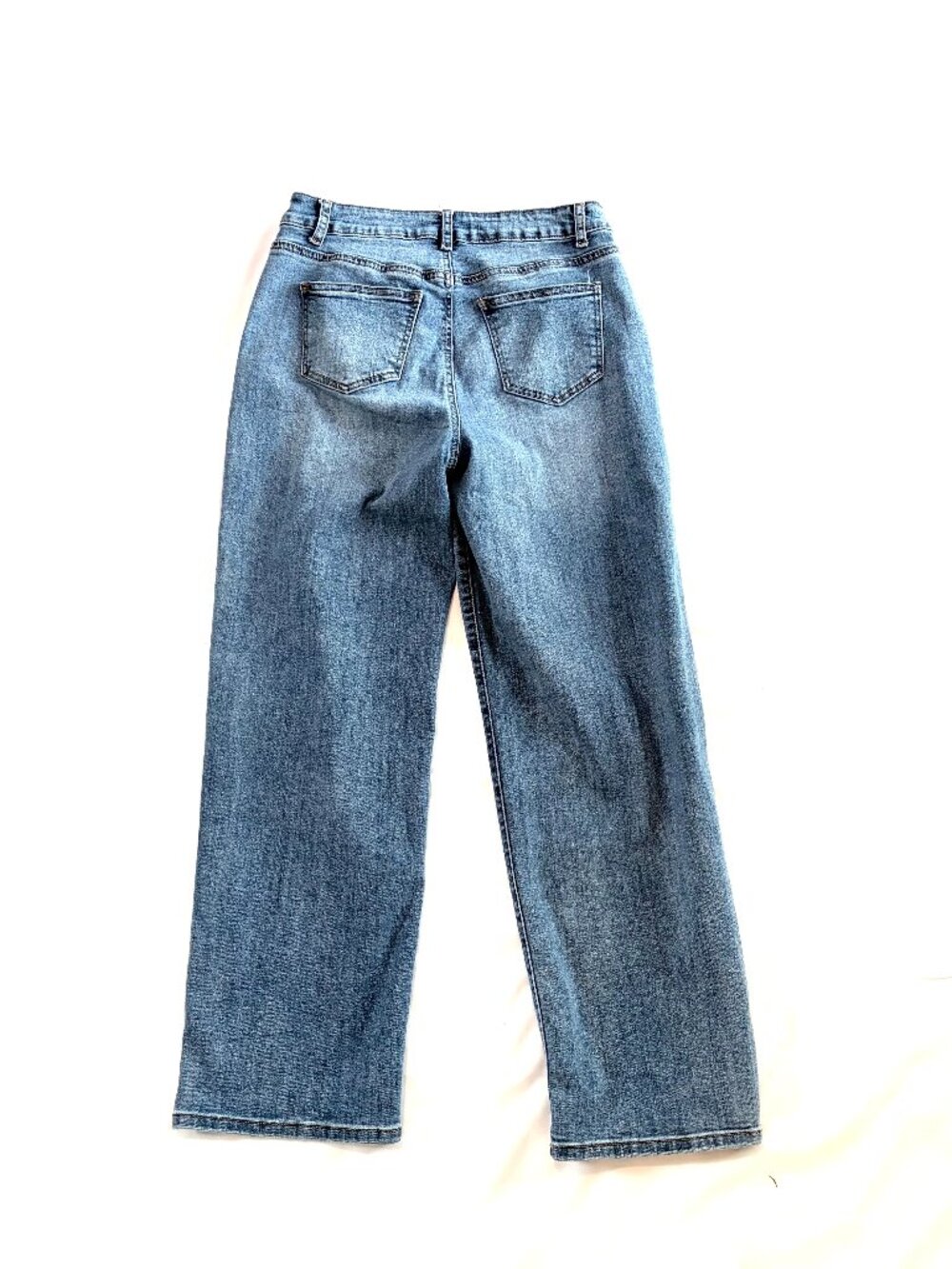 Wax blue jeans 7/28 cotton wide leg - Picture 4 of 8